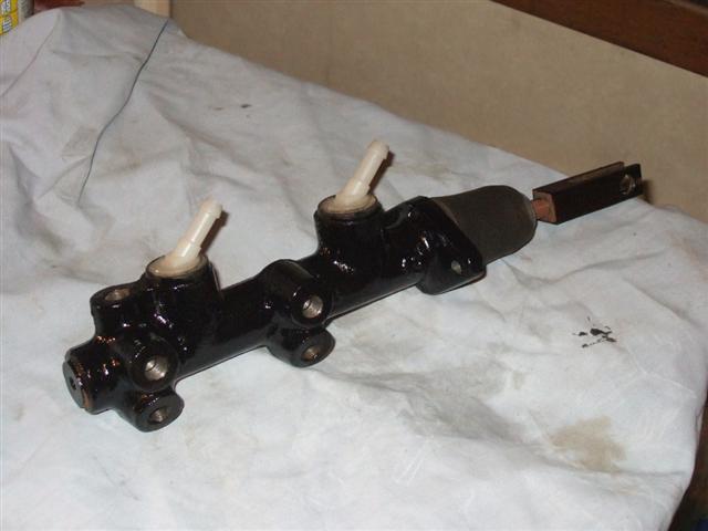 brake master cylinder painted